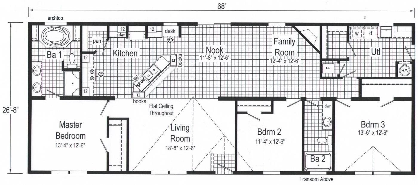 Modular home 3 bedroom 2 bath