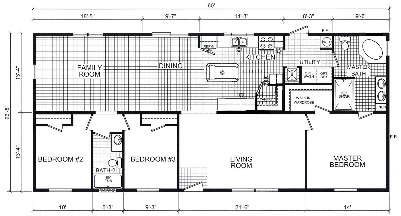 Modular Home 3 bedroom 2 bath