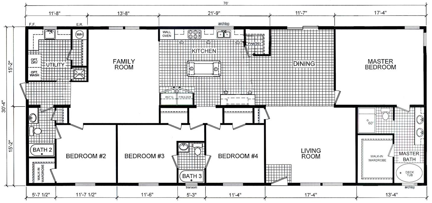Modular Home 4 bedroom 3 bath