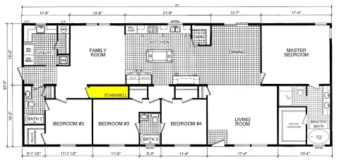 Modular home 4 bedroom 3 bath